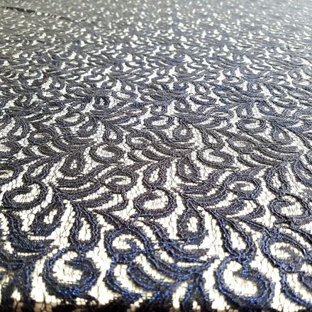 Encaje con lurex