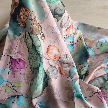 Estampados en organza de seda